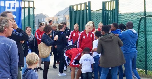 Coupe du monde de foot : Entraînement public