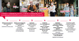 Des aides aux commerçants
