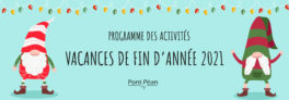 Programme des activités jeunesse pour les vacances de Noël