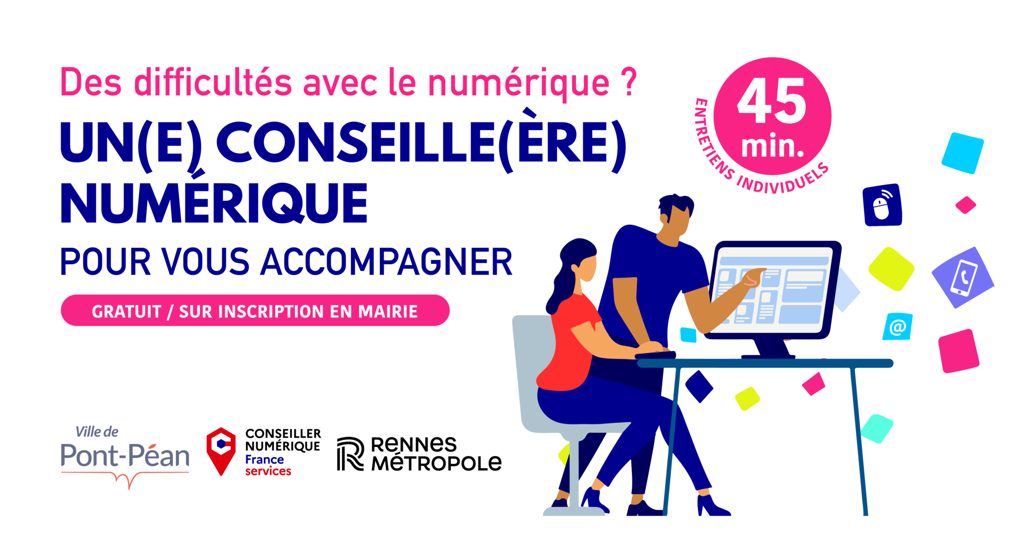 Un(e) conseiller(ère) numérique à Pont-Péan - Pont-Péan