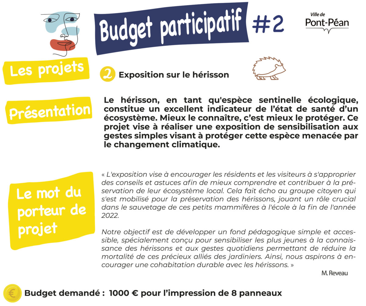 Présentation V3 du projet n° 2 budget participatif