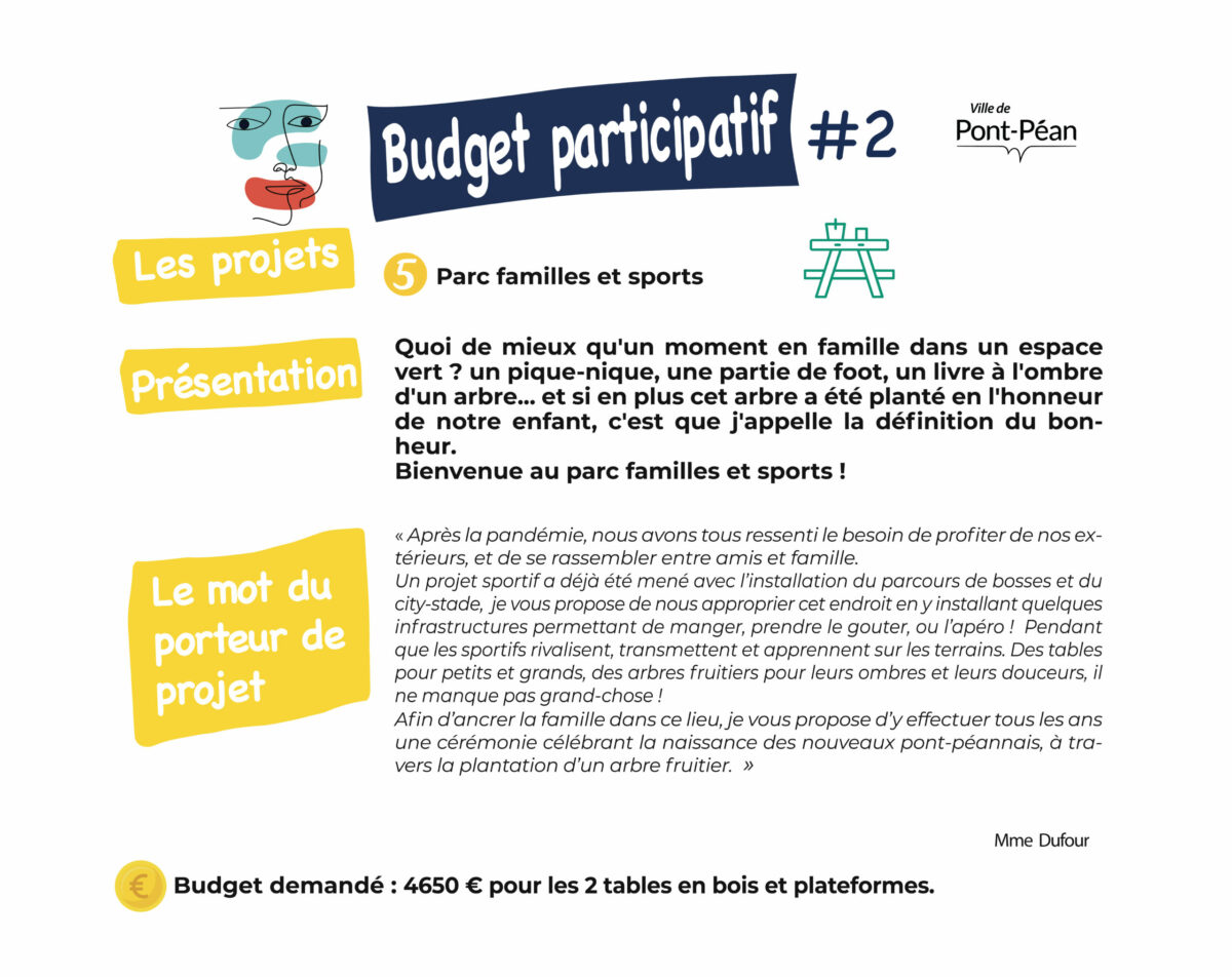 Présentation V8 du projet n° 5 budget participatif