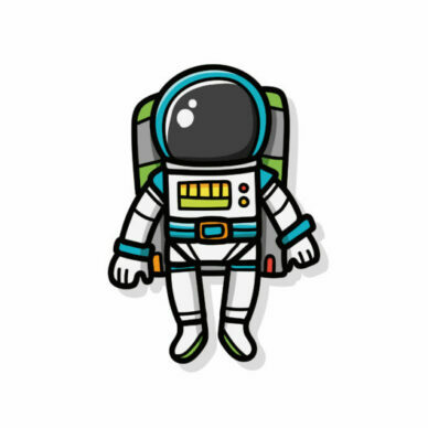 astronaut-doodle